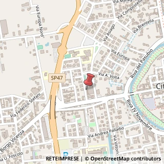 Mappa Via E. Fermi, 6/B, 35013 Cittadella, Padova (Veneto)