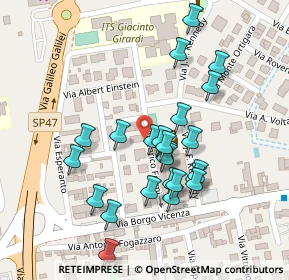 Mappa Via E. Fermi, 35013 Cittadella PD, Italia (0.108)