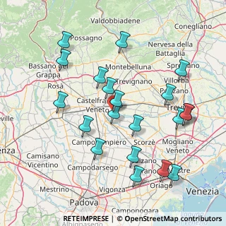 Mappa Via degli Alpini, 31023 Resana TV, Italia (16.42)