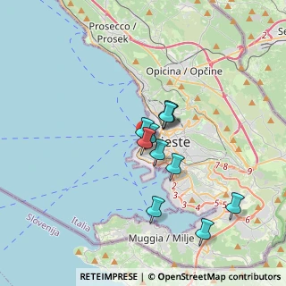 Mappa Molo Fratelli Bandiera, 34123 Trieste TS, Italia (2.66364)