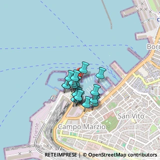 Mappa Molo Fratelli Bandiera, 34123 Trieste TS, Italia (0.27368)