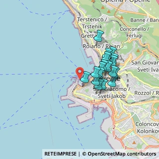 Mappa Molo Fratelli Bandiera, 34123 Trieste TS, Italia (1.37222)
