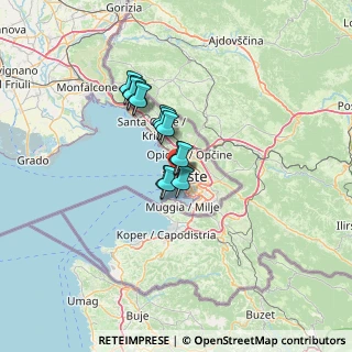 Mappa Molo Fratelli Bandiera, 34123 Trieste TS, Italia (8.80692)