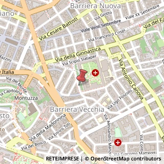 Mappa Piazza dell' ospitale 2, 34129 Trieste, Trieste (Friuli-Venezia Giulia)