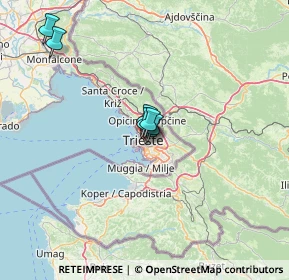 Mappa Piazza dell'Ospitale, 34125 Trieste TS, Italia (20.93417)