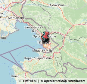 Mappa Piazza dell'Ospitale, 34125 Trieste TS, Italia (9.45727)