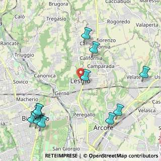 Mappa Vicolo Prestino, 20855 Lesmo MB, Italia (2.7425)