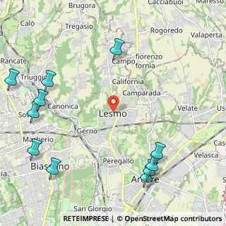 Mappa Vicolo Prestino, 20855 Lesmo MB, Italia (3.00364)