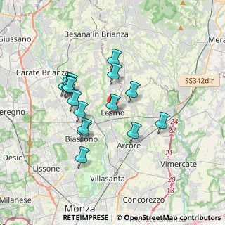 Mappa Vicolo Prestino, 20855 Lesmo MB, Italia (3.1)