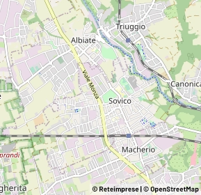 Mappa 20845 Sovico MB, Italia (0.665)