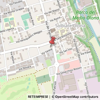 Mappa Via Varese, 2, 21058 Solbiate Olona, Varese (Lombardia)