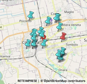 Mappa Via Rometta all'Olmo, 35013 Cittadella PD, Italia (1.5085)