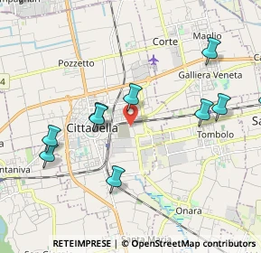 Mappa Via Rometta all'Olmo, 35013 Cittadella PD, Italia (2.40636)