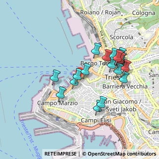 Mappa Piazzale Marinai d'Italia, 34123 Trieste TS, Italia (0.863)