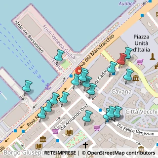 Mappa Piazzale Marinai d'Italia, 34123 Trieste TS, Italia (0.1285)