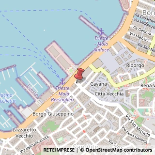 Mappa Via Felice Venezian, 1, 34124 Trieste, Trieste (Friuli-Venezia Giulia)