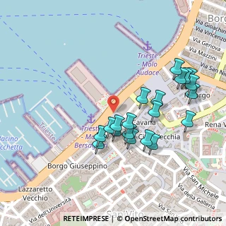 Mappa Piazzale Marinai d'Italia, 34123 Trieste TS, Italia (0.2345)