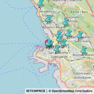 Mappa Piazzale Marinai d'Italia, 34123 Trieste TS, Italia (1.63692)