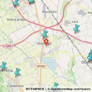 Mappa Via Firenze, 36030 Villaverla VI, Italia (4.01385)