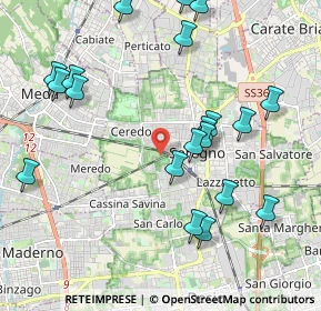 Mappa Via Filippo Turati, 20831 Seregno MB, Italia (2.2775)
