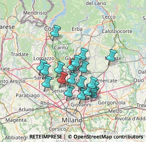 Mappa Via Filippo Turati, 20831 Seregno MB, Italia (10.382)