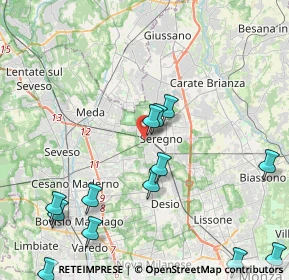 Mappa Via Filippo Turati, 20831 Seregno MB, Italia (5.21154)