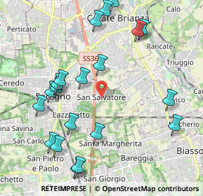 Mappa Via Abruzzo, 20831 Seregno MB, Italia (2.3585)