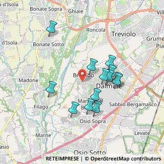 Mappa Via San Martino, 24044 Dalmine BG, Italia (1.60846)