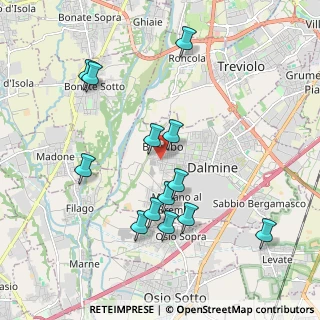 Mappa Via San Martino, 24044 Dalmine BG, Italia (1.97385)
