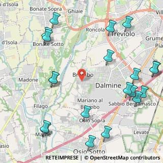 Mappa Via San Martino, 24044 Dalmine BG, Italia (2.8815)