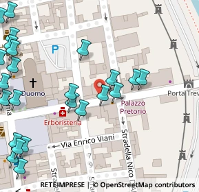 Mappa Cortiletto di Palazzo Pretorio, 35013 Cittadella PD, Italia (0.0625)