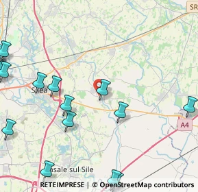 Mappa Via Don Antonio Piva, 31056 Roncade TV, Italia (6.6145)