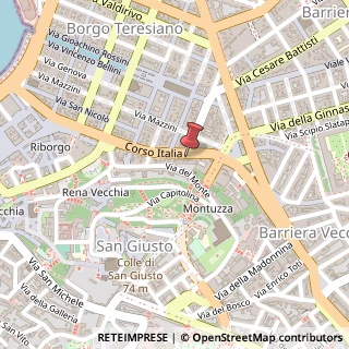 Mappa Corso Italia, 29, 34122 Trieste, Trieste (Friuli-Venezia Giulia)