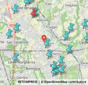 Mappa Viale Monza, 20845 Sovico MB, Italia (2.749)