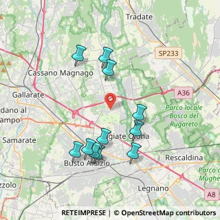 Mappa Via IV Novembre, 21058 Solbiate Olona VA, Italia (3.75455)