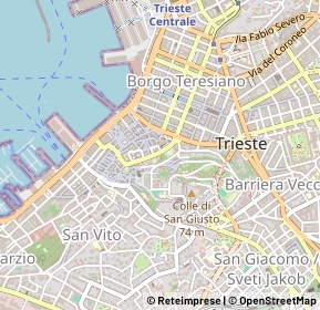 Mappa 34121 Trieste TS, Italia (0.33)