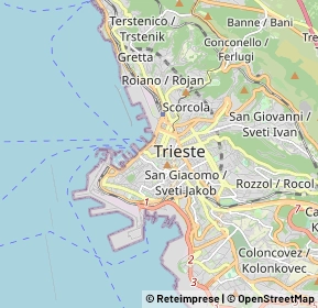 Mappa 34121 Trieste TS, Italia (1.0635)