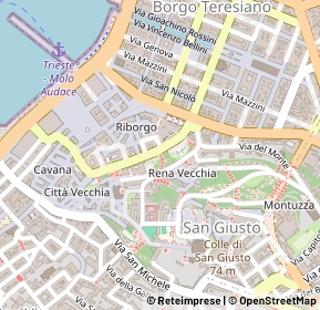 Mappa 34121 Trieste TS, Italia (0.2385)