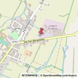 Mappa Via San Benedetto, 19, 36050 Bressanvido, Vicenza (Veneto)