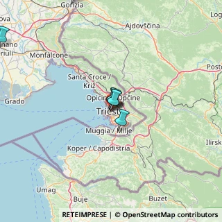 Mappa Via San Maurizio, 34129 Trieste TS, Italia (37.484)