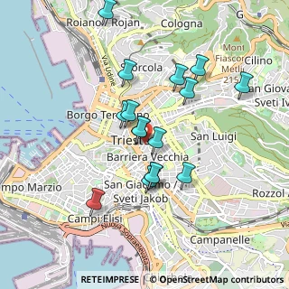 Mappa Via San Maurizio, 34129 Trieste TS, Italia (0.79313)