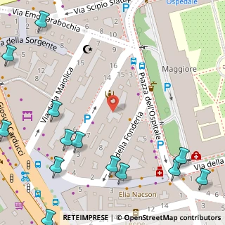 Mappa Via San Maurizio, 34129 Trieste TS, Italia (0.129)