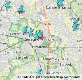 Mappa Seregno, 20831 Seregno MB, Italia (2.86538)