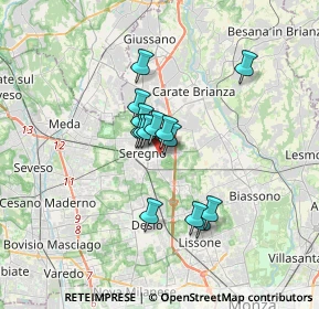 Mappa Seregno, 20831 Seregno MB, Italia (2.35857)