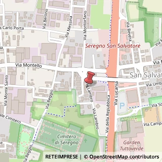 Mappa Via Lambro, 14, 20831 Seregno, Monza e Brianza (Lombardia)