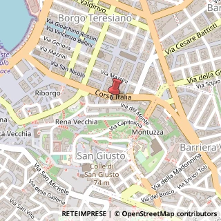 Mappa Piazza Silvio Benco, 4, 34122 Trieste, Trieste (Friuli-Venezia Giulia)