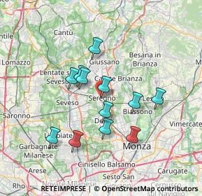 Mappa Via Odescalchi, 20831 Seregno MB, Italia (6.00333)