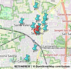 Mappa Via Medici da Seregno, 20831 Seregno MB, Italia (0.67417)