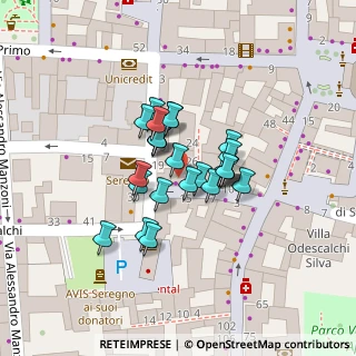 Mappa Via Medici da Seregno, 20831 Seregno MB, Italia (0.012)
