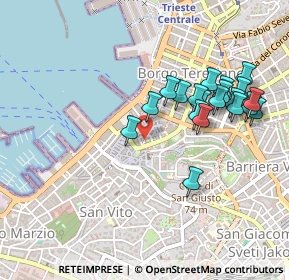 Mappa Largo dei Granatieri, 34121 Trieste TS, Italia (0.469)